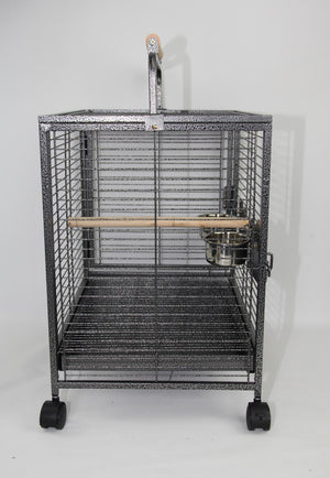 Small Bird Transport Budgie Cage | Parrot Aviary Carrier With Wheel