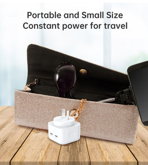 35W Dual USB-C Charger | Q5008 PD