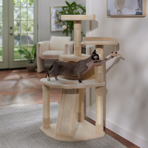 Petwiz 132cm Mimi Cat Scratching Post Condo Tree