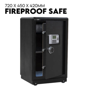 Digital Safe Safety Box | Security Code Lock Box | Fire Proof | Heavy Duty 80L