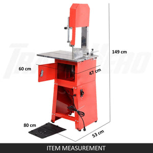 10" Meat Cutting Band Saw | Meat Mincer Bandsaw Sausage Filler Slicer Grinder