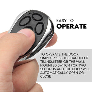 Automatic Roller Garage Door Opener | Powerful 1200N Motor, 22m²