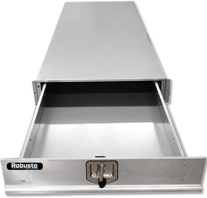 Under Tray Tool Box Trundle Drawer | Dual Extra Cab Toolbox | 1500mm | UTE Drawer