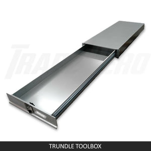 Under Tray Tool Box Trundle Drawer | Dual Extra Cab Toolbox | 1500mm | UTE Drawer