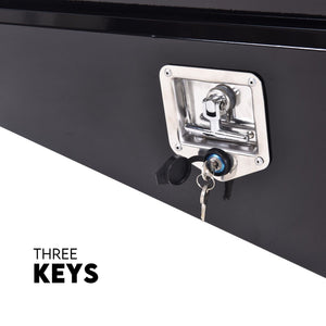 Under Tray Tool Box | Black Aluminium | 600mm | Pair Set