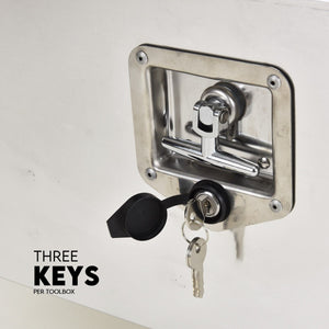 Under Tray Tool Box Underbody Pair Set | 600mm | Aluminium