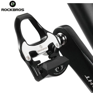Self-Lock Clip-In Bike Pedals | LOOK KEO Cleat | MTB Road 700C Hybrid BMX - Rockbros Black