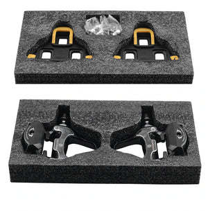 Self-Lock Clip-In Bike Pedals | LOOK KEO Cleat | MTB Road 700C Hybrid BMX - Rockbros Black