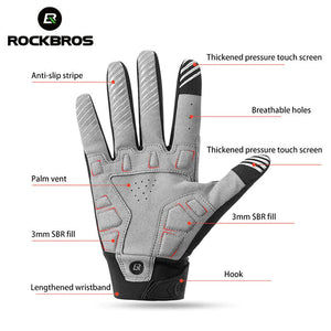 MTB Gloves | Medium for Mountain Road Bike | Breathable Winter Autumn Spring Cycling Camping Running Outdoor Sport