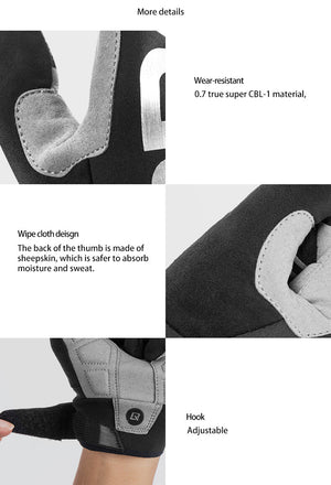 MTB Gloves | Medium for Mountain Road Bike | Breathable Winter Autumn Spring Cycling Camping Running Outdoor Sport