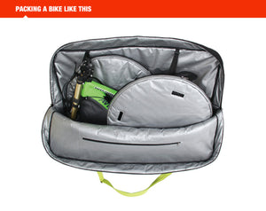 NOOYAH - SPORTACE Soft Shell Bike Travel Case - Black (125cm x 80cm)