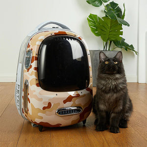 Breezy 2 Desert Camo Smart Cat Backpack