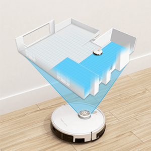 Tesvor S6 Turbo Robot Vacuum Cleaner and Mop with Laser Navigation 4000Pa