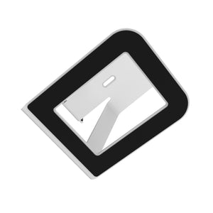 Elevated Desktop Speaker Stands for Large Speakers - Pair, White