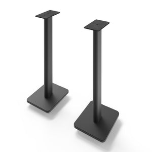 Tall Bookshelf Speaker Floor Stands - Pair, Black