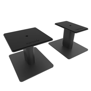 6" Tall Universal Desktop Speaker Stand - Pair | Black