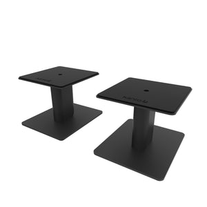 6" Tall Universal Desktop Speaker Stand - Pair | Black