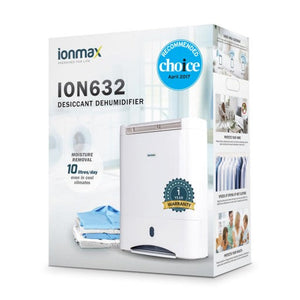 Ionmax ION632 10L/day Desiccant Dehumidifier | CHOICE Recommended & Sensitive Choice Approved