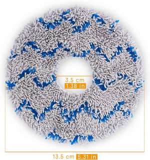 4 Mop Pads for Ecovacs Deebot X1 Series Robot Vacuum Cleaners