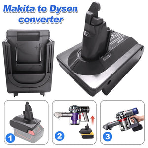 Makita 18V to Dyson V6, DC58 & DC59 Battery Converter/Adapter