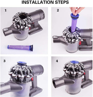 Filter for Dyson V6, V7, V8, DC58, DC59, DC61, DC62 Stick Vac