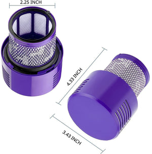 2 x HEPA Filters | Compatible with Dyson V10 Vacuum Cleaners