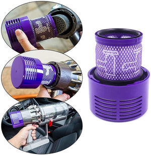 2 x HEPA Filters | Compatible with Dyson V10 Vacuum Cleaners