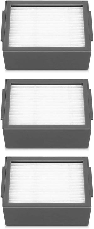 HEPA filters for iRobot Roomba I, E and J series robots (Pack of 3)