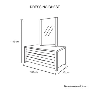 5 Pieces Bedroom Suite Natural Wood Like MDF Structure King Size Oak Colour Bed, Bedside Table, Tallboy & Dresser