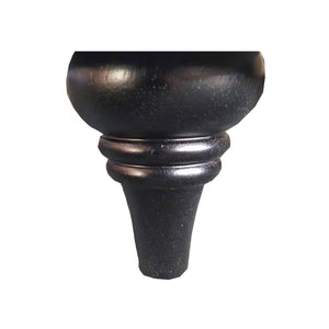 King Size Sleigh Bedframe with Grey Velvet Upholstery