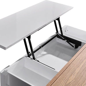 High Gloss Finish Lift Up Top Coffee Table