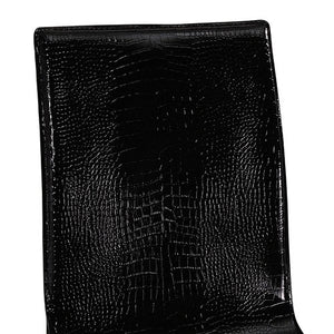 Black Leatherette With Medium High Backrest Dining Chair