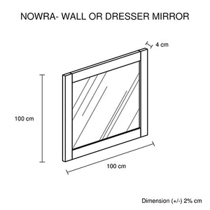 Dresser With 6 Storage Drawers In Solid Acacia & Veneer