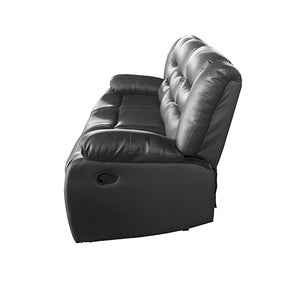 3 Seater Recliner Sofa In Faux Leather
