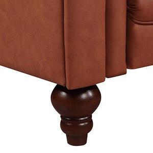 Chesterfireld Style 3+2 Seater Brown Sofa Lounge