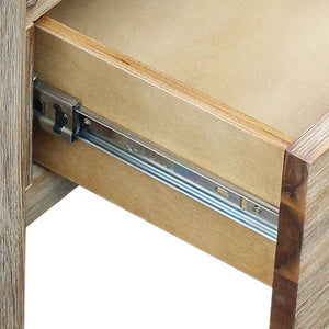 Wooden Oak TV Cabinet With 3 Storage Drawers