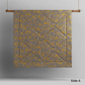 Accessorize Clove Washed Cotton Comforter Set - Queen | Reversible