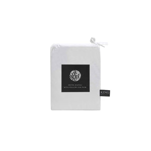 Accessorize White Hotel Deluxe Cotton King Pillowcases | Piped Design