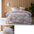 Accessorize Amara Washed Cotton Quilt Cover Set - King | Reversible Print