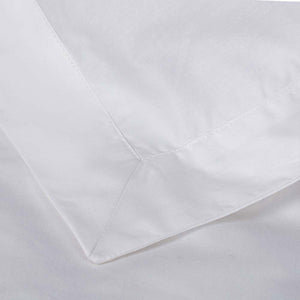 Accessorize Tailored Hotel Deluxe Cotton Quilt Cover Set - Queen | White