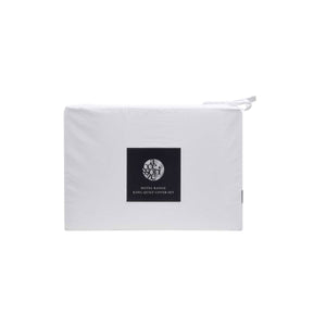 Accessorize Tailored Hotel Deluxe Cotton Quilt Cover Set - Super King | White/Black