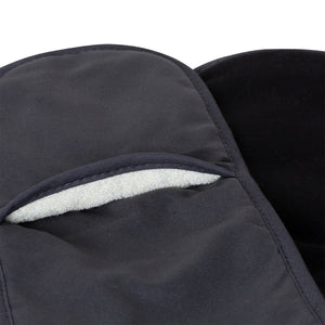 Charcoal & Black Cotton Double Oven Mitt Glove | J Elliot Home Selby