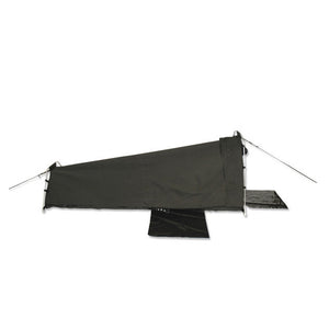 Black Single Swag Camping Biker Tent with Waterproof Canvas