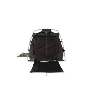 Black Single Swag Camping Biker Tent with Waterproof Canvas