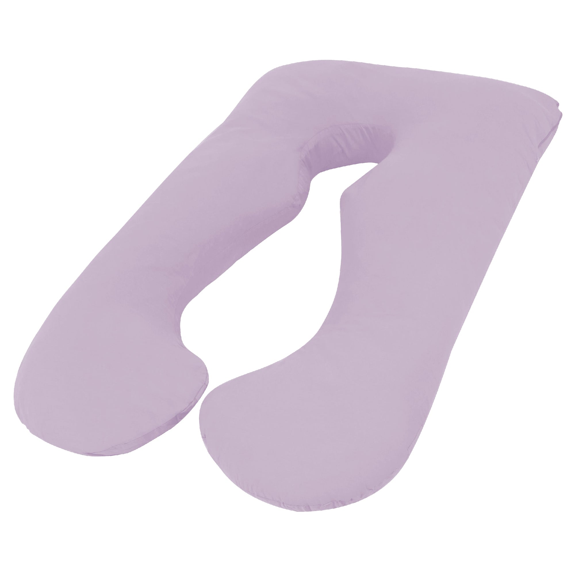 Woolcomfort Aus Made Maternity Pregnancy Nursing Sleeping Body Pillow - Lilac (Pillowcase Included)