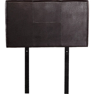 PU Leather Single Bed Headboard Bedhead - Brown