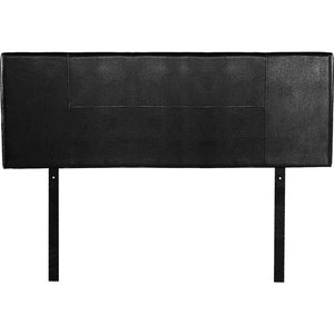 PU Leather Queen Bed Headboard Bedhead - Black