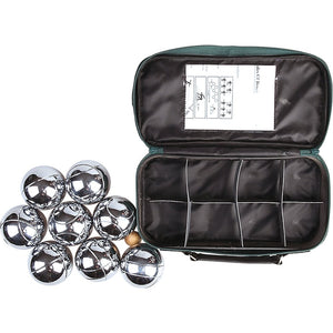 Deluxe Boules Bocce 8 Alloy Ball Set