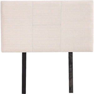 Linen Fabric Single Bed Headboard Bedhead - Beige