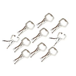 10pc Heavy Duty Steel C-Clamps 6" Mig Welding Locking Plier Vice Grip